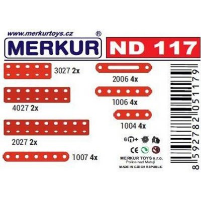 Merkur ND 117 pásky a tvarované pásky – Zboží Dáma