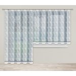 Dekorační žakárová záclona s řasící páskou TAMARA 250 bílá 200x250 cm MyBestHome – Hledejceny.cz
