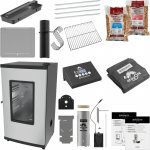 Dragon Velka sada elektrická udírna s digitálním generátorem kouře 330275 – Zboží Dáma