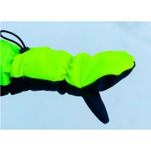 Ellem Dětské zimní rukavice s membránou, Neon žlutá