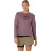 Dámské sportovní tričko Asics Fujitrail Logo LS Top W 2012D042501 dusty mauve