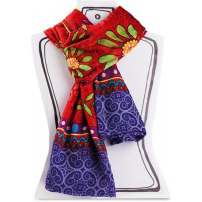 Egan BELLAMORE Pašmína červená 180 x 110 cm – Zboží Dáma