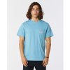 Pánské Tričko Rip Curl HORIZON BADGE S/S TEE Dusty Blue