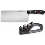 Wüsthof Sada Čínský kuchařský nůž GOURMET 18 cm + Brousek 9282 1125060204 – Zboží Mobilmania