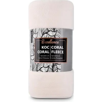 CARBOTEX Supersoft fleecová deka CORAL béžová – Sleviste.cz