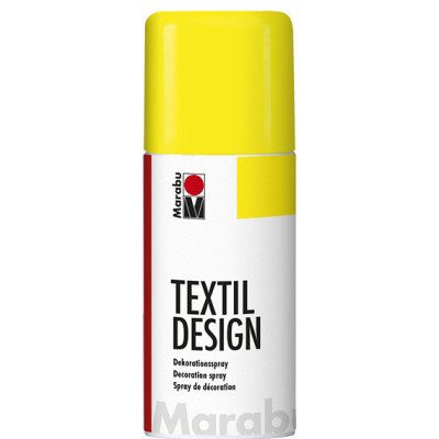 Barva na textil ve spreji Marabu Textil Design spray 150 ml žlutá neonová 321