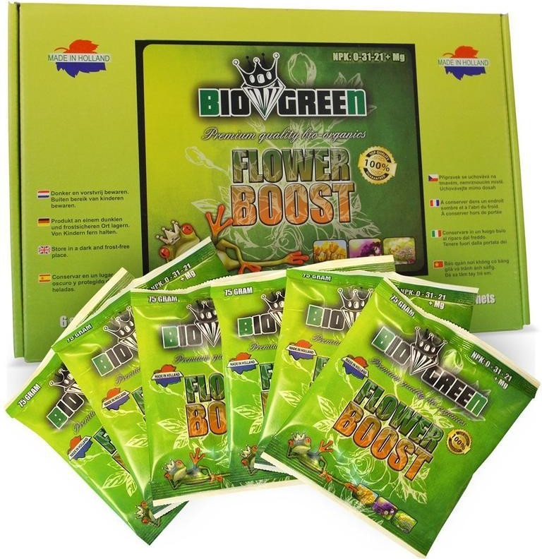 BioGreen Flower Boost NPK 0-39-25 6 x 75 g