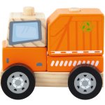 Trefl Popelářský vůz dřevěná hračka skládací 11cm – Zboží Dáma