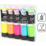Creall Studio acrylic sada fluorescenčních akrylových barev 5 ks 120 ml – Zboží Dáma