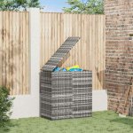 zahrada-XL box PE ratan 100 x 49 x 103,5 cm šedý – Hledejceny.cz