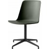 Jídelní židle &Tradition Rely HW11 black / bronze green