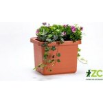 Samozavlažovací truhlík Berberis UNO 40x40x35 cm terakota – Sleviste.cz