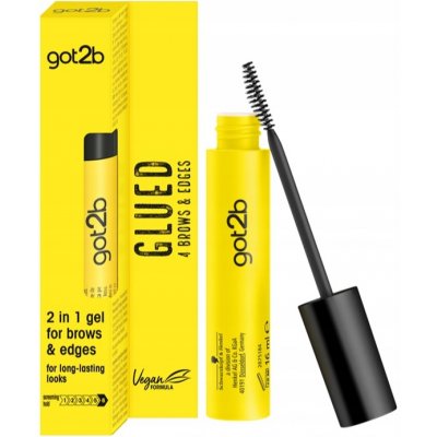 got2b Glued transparentní fixační gel pro uhlazení vlasů 2 v 1 16 ml – Zboží Mobilmania