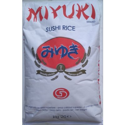Miyuki Sushi rýže 20 kg – Zbozi.Blesk.cz