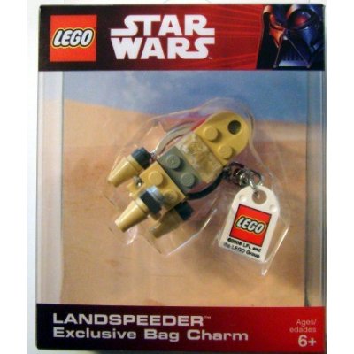 LEGO® 852245 Landspeeder Key Chain with Logo Tile Exclusive Bag Charm – Zboží Mobilmania