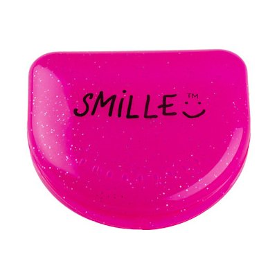 Profimed mini schránka na nosiče nebo rovnátka růžová s flitry – Zbozi.Blesk.cz