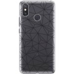 Pouzdro iSaprio - Abstract Triangles 03 Xiaomi Mi Max 3 černé – Hledejceny.cz
