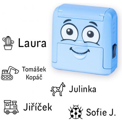 Mama Labels Razítko se jménem na dětské oblečení, VELKÝ VÝBĚR MOTIVŮ – Zboží Dáma