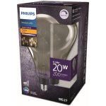 Philips 8718696815106 Vintage LED žárovka E27 A160 6,5W 270lm 4000K stmívatelná, smokyD Denní bílá – Hledejceny.cz