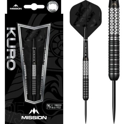 Mission steel Kuro 22g, black, M1, rear sabre grip, 95% wolfram (19118) – Hledejceny.cz