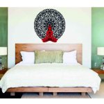 3D nástěnná dekorace Buddha v mandale 50, 70, 90 cm 4007 PR0367 – Zboží Dáma