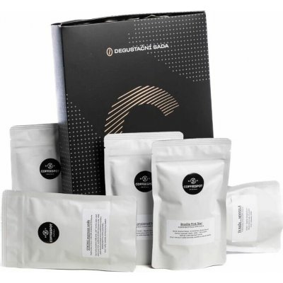 Coffeespot 1. degustační balení zrnková 5 x 50 g – Hledejceny.cz
