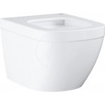 Grohe Euro Ceramic - Závěsné WC, rimless, Triple Vortex, alpská bílá, 39206000