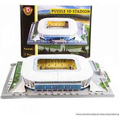 HABARRI Fotbalový stadion 3D puzzle Dynamo Dresden FC - "Rudolf Harbig", 132 ks