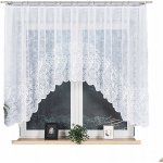 KINGA Hotová žakárová Záclona , šířka 300 x výška 140 Cm , bílá – Zbozi.Blesk.cz