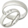 Prsteny Aumanti Snubní prsteny 81 Platina bílá