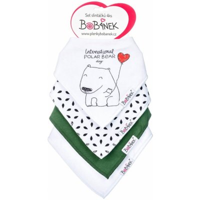 Bobánek s.r.o. Set slintáčků 4 ks Polární medvídek – Sleviste.cz