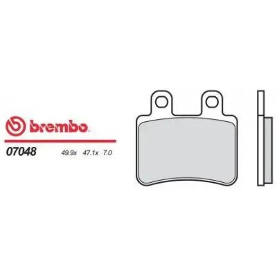 Brembo Přední brzdové destičky Brembo Italjet 150 MILLENIUM 2001 - směs OEM – Hledejceny.cz