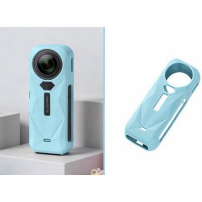 Stablecam Modrý silikonový ochranný kryt pro akční kameru Insta360 X5 1INST978 – Zboží Živě