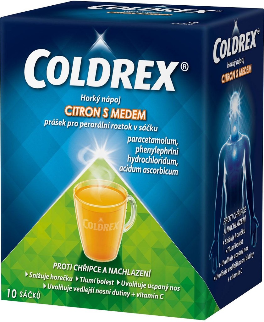 Coldrex horký nápoj Citron s medem por.plv.sol.scc.10 od 138 Kč - Heureka.cz