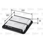Vzduchový filtr VALEO 585334 – Hledejceny.cz