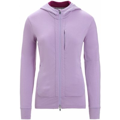 Icebreaker Wmns Quantum III LS Zip Hoodie Purple Gaze/Go Berry – Zboží Mobilmania