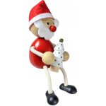 Krokido Santa s vánočním stromečkem - dřevěná figurka – Hledejceny.cz
