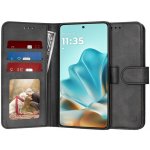 Techsuit Diary Book kožená Motorola Edge 60 / Edge 60 Fusion černá – Zbozi.Blesk.cz