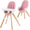 Jídelní židlička Kinderkraft Tixi Pink