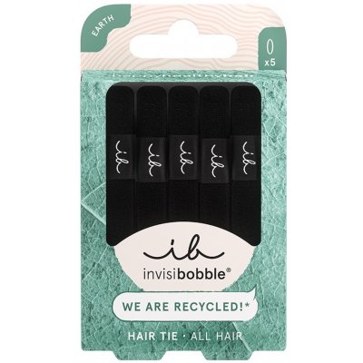 invisibobble Hair Tie gumičky do vlasů Black 5 ks – Zboží Mobilmania