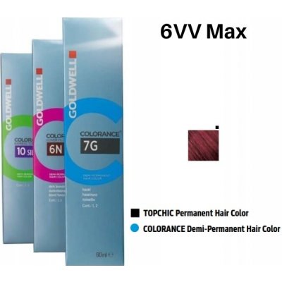 Goldwell Colorance Barva 6-VV MAX 22 60 ml – Zboží Mobilmania