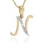 Zlatnictví U Kostela Zlaté přívěsky písmenka abecedy s diamantem 4482x24159840 – Hledejceny.cz