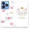 Pouzdro a kryt na mobilní telefon Realme Mobiwear Realme C63 MH03S Kočička princess