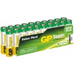 GP Super Alkaline AAA 20ks 1013100210 – Zboží Mobilmania