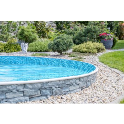 CF Bazénová fólie Mosaic na bazén 5,5 x 3,7 x 1,2 m – Hledejceny.cz