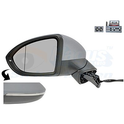 Vnější zpětné zrcátko VAN WEZEL 5769807 – Sleviste.cz