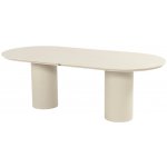 Hartman Valencia zahradní jídelní stůl s keramickou oválnou deskou 220x100cm beige – Hledejceny.cz