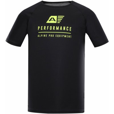 Alpine Pro PANTHER pánské funkční triko s Cool dry černá – Zboží Mobilmania