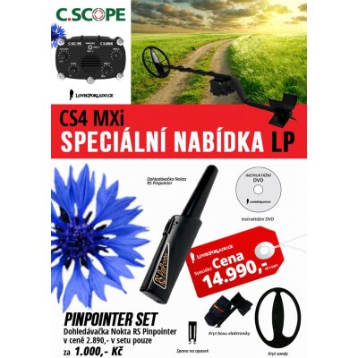 C.Scope CS4MXi pinpointer set