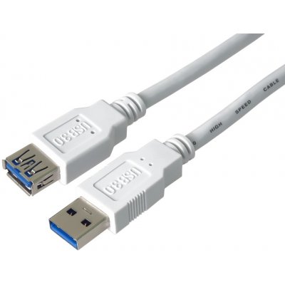 Premiumcord ku3paa5w Prodlužovací USB 3.0 Super-speed 5Gbps A-A, MF, 9pin, 5m, bílý – Sleviste.cz